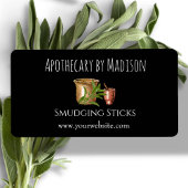 Benutzerdefinierte Black Sage Smudge Labels Adressaufkleber