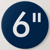 Benutzerdefinierte Blankenvorlage mit 6 Zoll-Runds Button (Vorderseite)