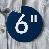 Benutzerdefinierte Blankenvorlage mit 6 Zoll-Runds Button (Beispiel)