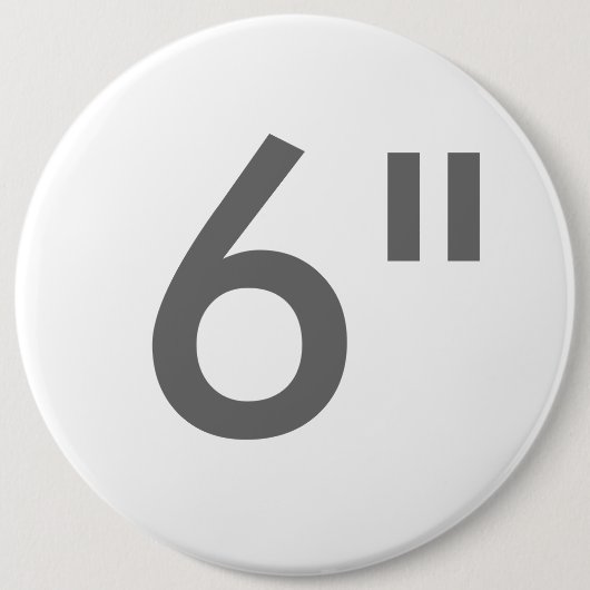 Benutzerdefinierte Blankenvorlage mit 6 Zoll-Runds Button (Vorderseite)