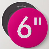 Benutzerdefinierte Blankenvorlage mit 6 Zoll-Runds Button (Vorne & Hinten)