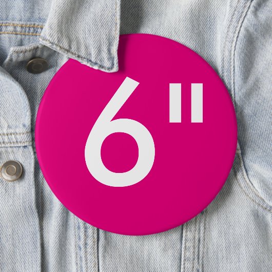 Benutzerdefinierte Blankenvorlage mit 6 Zoll-Runds Button (Beispiel)