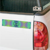 Benutzerdefinierte blau-grüne Formen des Logos Autoaufkleber (Auf Lkw)