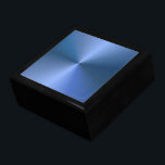 Benutzerdefinierte blaue Blankenvorlage Elegance D Erinnerungskiste<br><div class="desc">Benutzerdefinierte blaue Blankenvorlage Elegant Design Classic Black Keepake Box.</div>