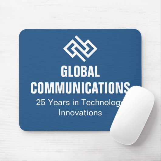 Benutzerdefinierte blaue Cyber-Technologie-Compute Mousepad (Mit Mouse)