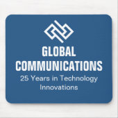 Benutzerdefinierte blaue Cyber-Technologie-Compute Mousepad (Vorne)