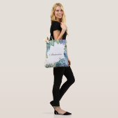 Benutzerdefinierte blaue Hortensien  Tasche (Am Model)
