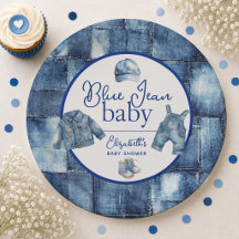 Benutzerdefinierte Blaue Jeans Baby Denim Themen B