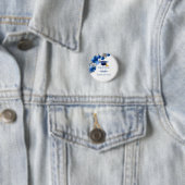 Benutzerdefinierte blaue Jungen-Abschlussfeier Button (Beispiel)