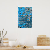 Benutzerdefinierte blaue Leiterplatte für IT-Exper Poster (Küche)