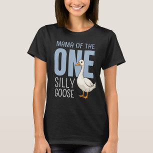 Benutzerdefinierte Blaue Mama der Einen Verrückten T-Shirt