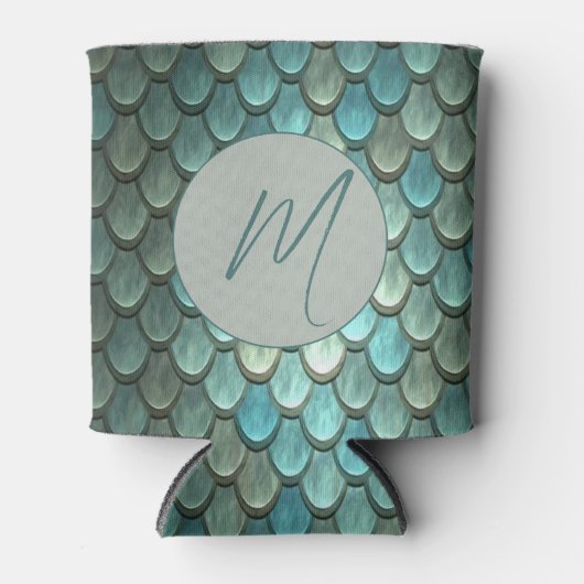 Benutzerdefinierte blaue Skala texturiert Dosenkühler (Vorderseite)