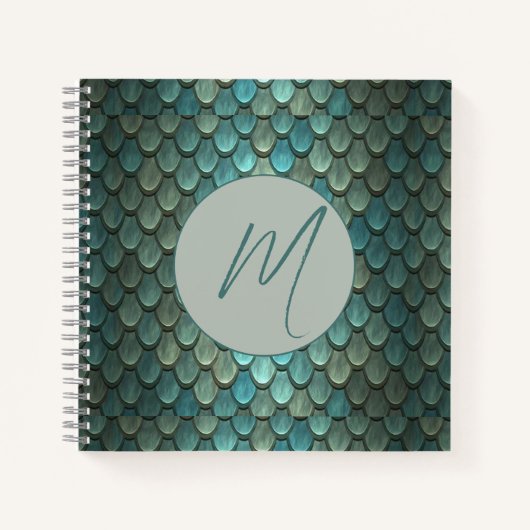 Benutzerdefinierte blaue Skala texturiert Notizblock (Vorderseite)