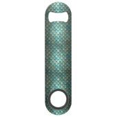 Benutzerdefinierte blaue Skala texturiert Speed Flaschenöffner (Rückseite)