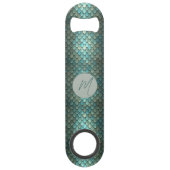 Benutzerdefinierte blaue Skala texturiert Speed Flaschenöffner (Vorderseite)