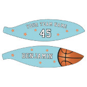 Benutzerdefinierte blaue Teamnamenssterne Basketball (Panele)