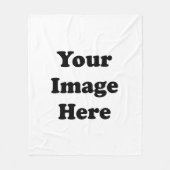 Benutzerdefinierte Blindvorlage Fleecedecke (Vorderseite)