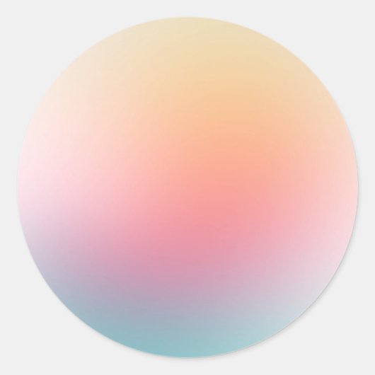 Benutzerdefinierte Blindvorlage Rosa Blau Lila Gel Runder Aufkleber (Vorderseite)