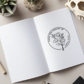 Benutzerdefinierte Blume aus der Bibliothek Gummistempel