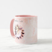 Benutzerdefinierte Blume Form Foto Pastell Wasserf Tasse (Vorderseite Links)