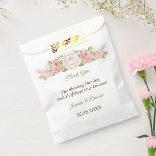 Benutzerdefinierte Blume für Elegante Rose Geschenktütchen