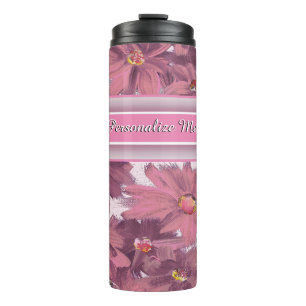 Benutzerdefinierte Blume mit Handfarbe zum Anpasse Thermosbecher