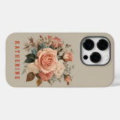 Benutzerdefinierte Blume Rose Telefongehäuse für F Case-Mate iPhone Hülle (Rückseite (Horizontal))