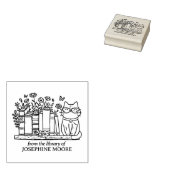 Benutzerdefinierte Blume, virtuelle Katze Gummistempel (Stempel)