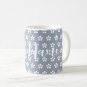 Benutzerdefinierte Blumen Kaffeetasse (VorderseiteRechts)