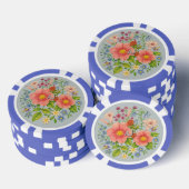 Benutzerdefinierte Blumen Pokerchips (Stapel)