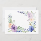 Benutzerdefinierte Blumen Save The Date (Vorderseite)