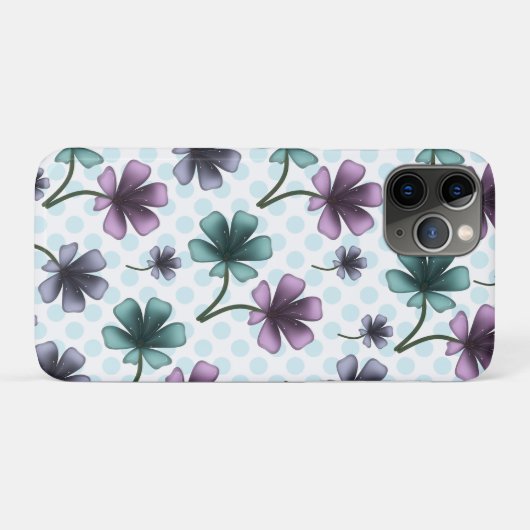 Benutzerdefinierte Blumenmuster-Geschenk-iPhone /  Case-Mate iPhone Hülle (Rückseite (Horizontal))