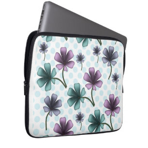 Benutzerdefinierte Blumenmuster-Geschenk-iPhone /  Laptopschutzhülle