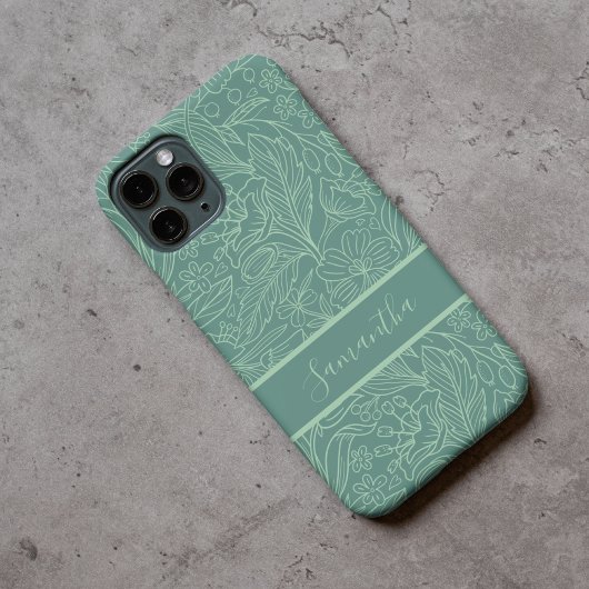 Benutzerdefinierte Blumenmuster- Stoßfeste iPhone- Case-Mate iPhone Hülle