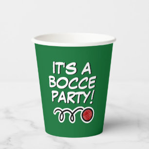 Benutzerdefinierte Bocce Party Cups für Spieler un Pappbecher