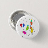 Benutzerdefinierte Bohnen. süße Bohnen Button (Vorne & Hinten)
