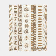 Benutzerdefinierte Boho-Stammes-Volkskunst-Geometr