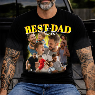 Benutzerdefinierte Bootleg 90er Beste-Daddy-aller- T-Shirt