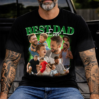 Benutzerdefinierte Bootleg 90er Beste-Daddy-aller- T-Shirt
