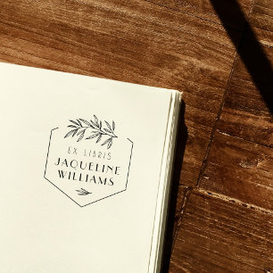 Benutzerdefinierte botanische Bibliotheksbuch-Ex-L Permastempel