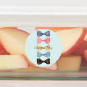 Benutzerdefinierte Bow-Krawatte Etiketten (Befestigt)