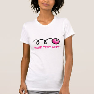 Benutzerdefinierte Bowling-Mannschaftsshirt für Fr T-Shirt