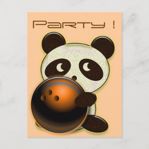 Benutzerdefinierte Bowling-Postkarten Postkarte