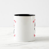 Benutzerdefinierte Bowling Team-Tasse mit Logo und Zweifarbige Tasse (Mittel)