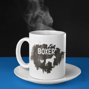 Benutzerdefinierte Boxer-Vater Vatertag Hunde Lieb Kaffeetasse