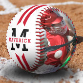 Benutzerdefinierte Boys Name Sports Player Foto Baseball