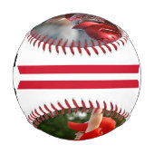 Benutzerdefinierte Boys Name Sports Player Foto Baseball (Rückseite)