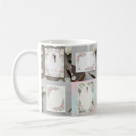 Benutzerdefinierte Braut-und Bräutigam-Illustratio Kaffeetasse