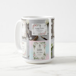 Benutzerdefinierte Braut-und Bräutigam-Illustratio Kaffeetasse
