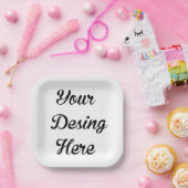 Benutzerdefinierte Brautparty-Papiere-Teller am Pl Pappteller (Party)